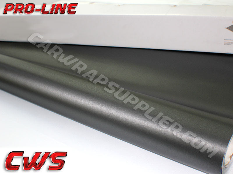 Brushed Aluminum Gunmetal Vvivid Vehicle Vinyl Film