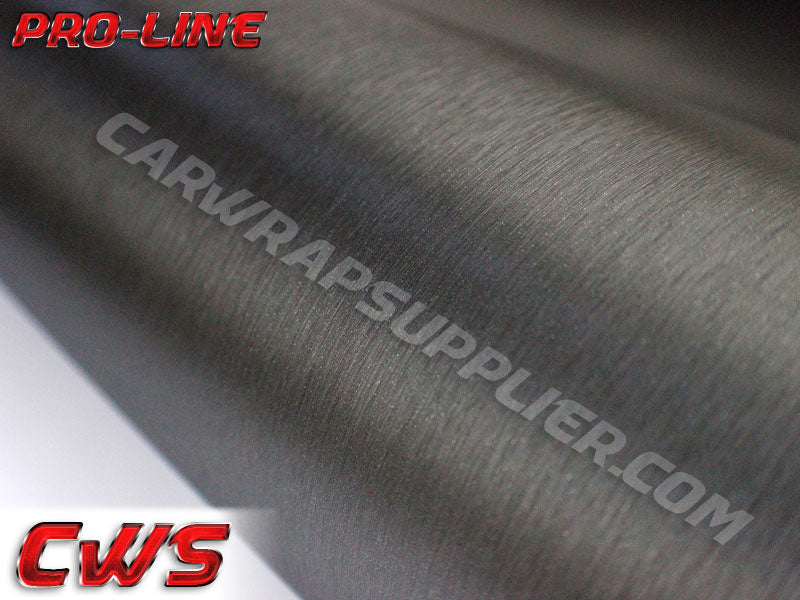Brushed Aluminum Gunmetal Vvivid Vehicle Vinyl Film