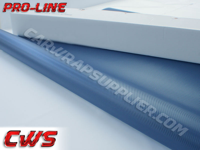 Navy Blue Carbon Fiber Car Wrap Vinyl Film