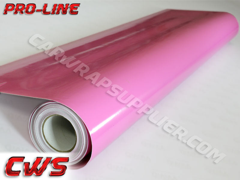 Pro-line Gloss Pink Car Wrap Vinyl Film