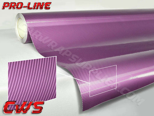 Purple Tech Art Carbon Fiber Car Wrap Vinyl Film
