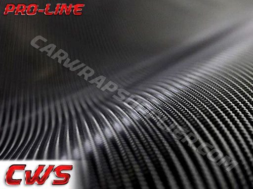 Black TrueR Carbon Fiber Car Wrap Vinyl Film