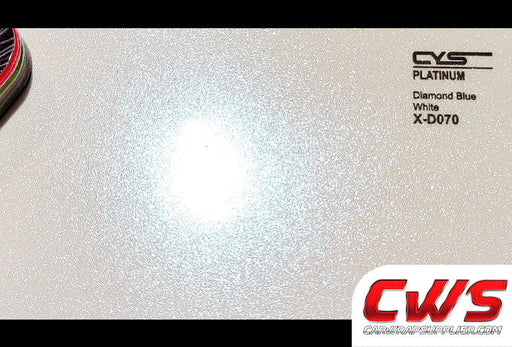 Gloss Diamond Metallic Blue White X-D070 car wrap vinyl
