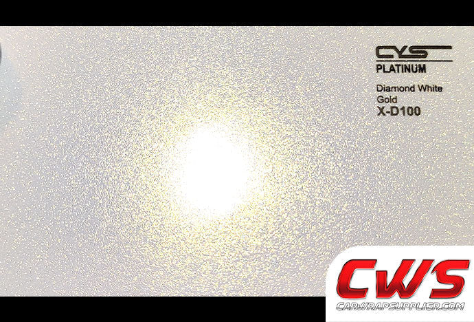 Gloss Diamond Metallic Pink White Gold X-D100 car wrap vinyl