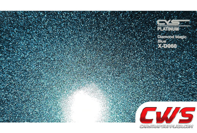 Gloss Diamond Metallic Magic Blue X-D060 car wrap vinyl