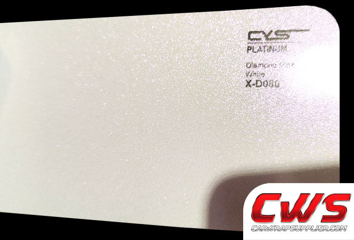Gloss Diamond Metallic Pink White X-D080 car wrap vinyl