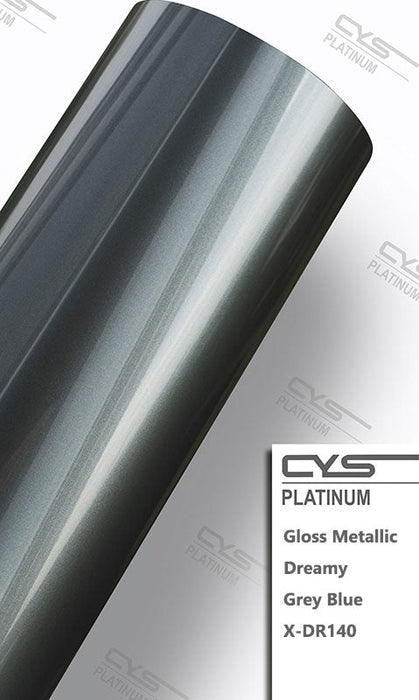 Gloss Metallic Dreamy Grey Blue X-DR140 vinyl wrap