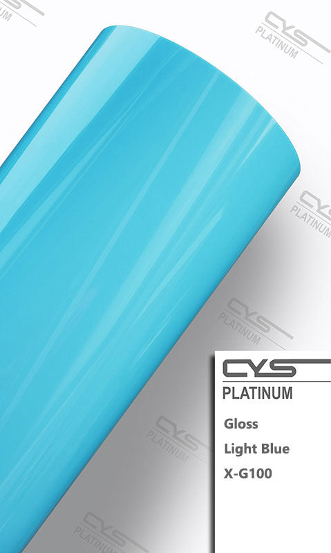 Platinum Gloss Light Blue X-G100 Car Wrap Vinyl