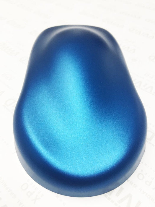 Premium Plus Matte Metallic Blue Ghost car wrap vinyl film