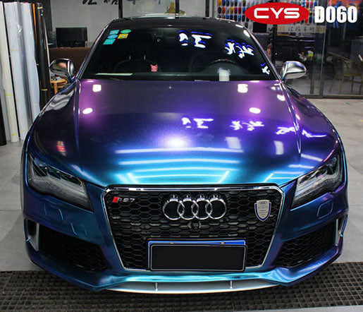 Gloss Diamond Metallic Magic Blue X-D060 car wrap vinyl