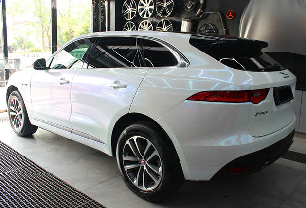 Gloss Diamond Metallic Blue White X-D070 car wrap vinyl