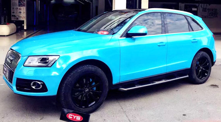 Gloss Diamond Metallic Sky Blue X-D18 car wrap vinyl