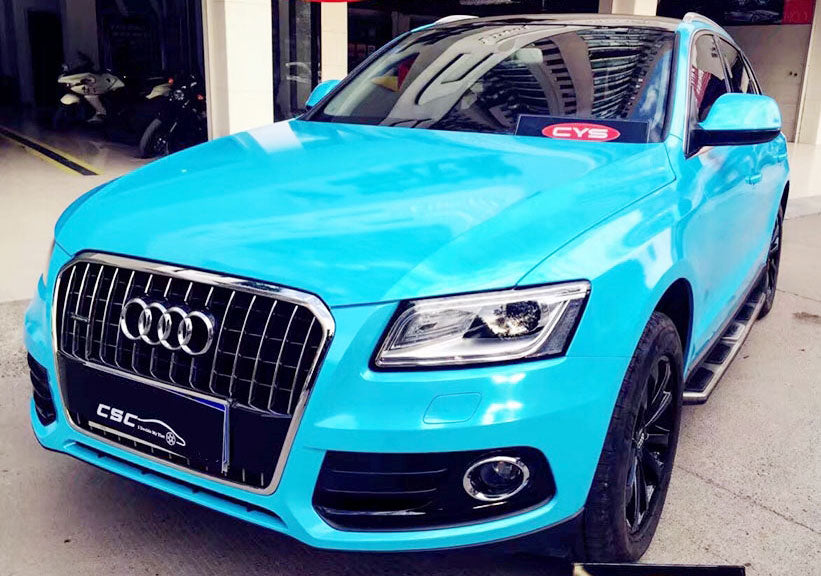 Gloss Diamond Metallic Sky Blue X-D18 car wrap vinyl