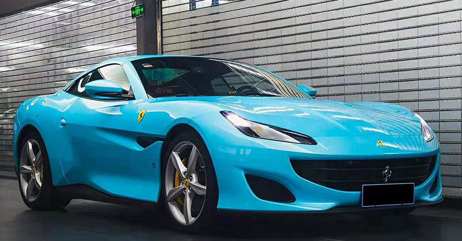 Platinum Gloss Light Blue X-G100 Car Wrap Vinyl