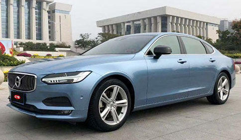 Platinum Gloss Metallic Crystal Baby Blue X-M73 car wrap vinyl color