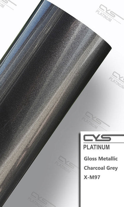 Gloss Metallic Charcoal X-M97 car wrap vinyl