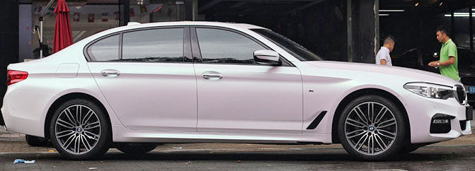 Pearl Magic Satin White car wrap X-MG05