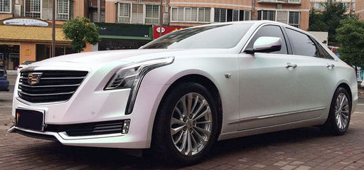 Pearl Magic Satin White car wrap X-MG05