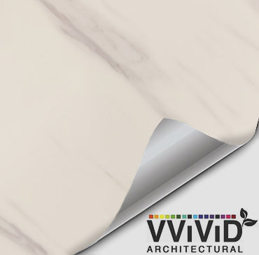 Architectural Slanted Carrara Matte White Contact Film