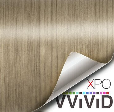 light teak architectural wood grain vinyl wrap