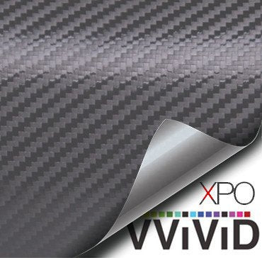 Gunmetal Gray Carbon Fiber Car Wrap Vinyl Film