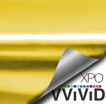 Gold Chrome Vehicle Vinyl Film