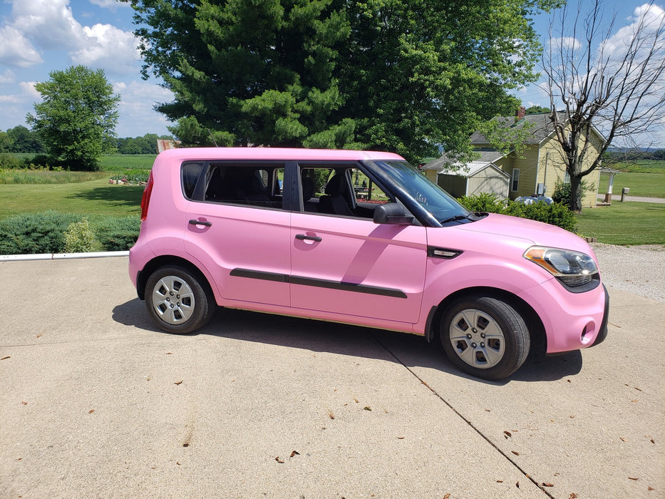 Pastel Pink Matte Car Wrap Vinyl Film