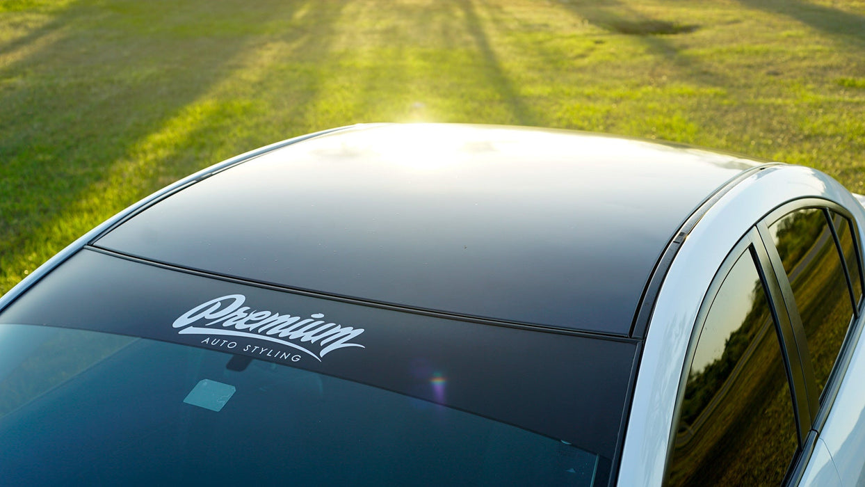 Premium Plus Matte Gloss Black Pearl car wrap vinyl film