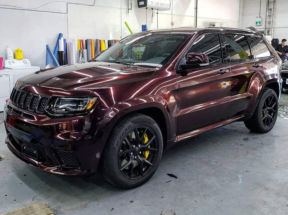 Premium Plus Demon Black Gloss car wrap vinyl film