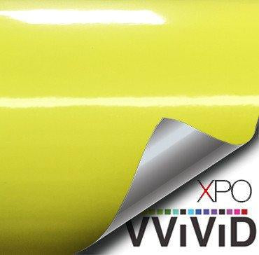 Daytona Yellow Gloss Car Wrap Vinyl Film