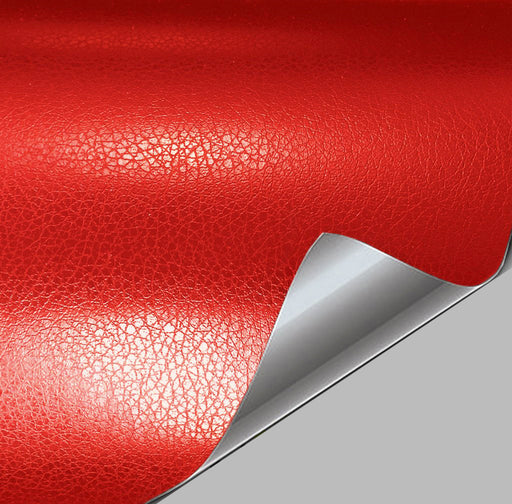 Red Leather Vehicle Vinyl Film