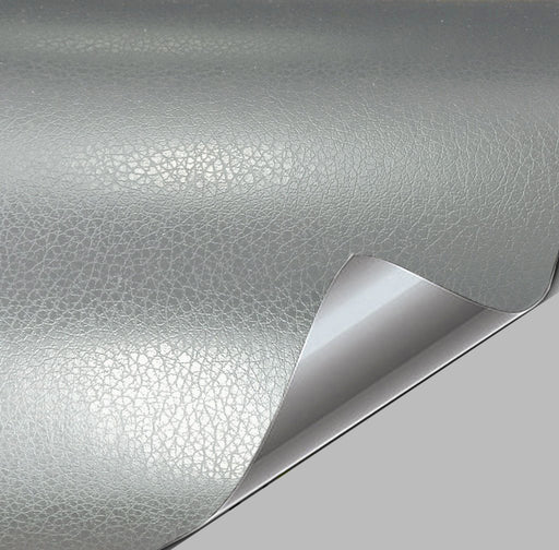 Silver Leather Vehicle Vinyl Film