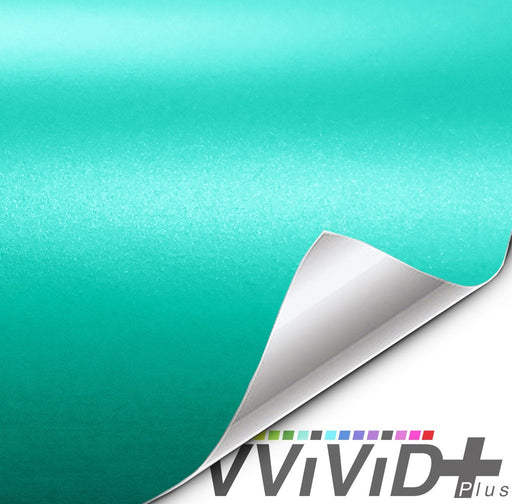 Premium Plus Matte Metallic Tiffany Blue car wrap vinyl film