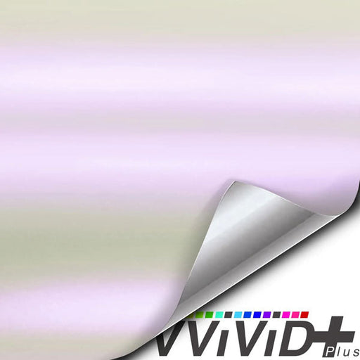Premium+ Satin Space Pearl White to Purple Car Vinyl Wrap Film