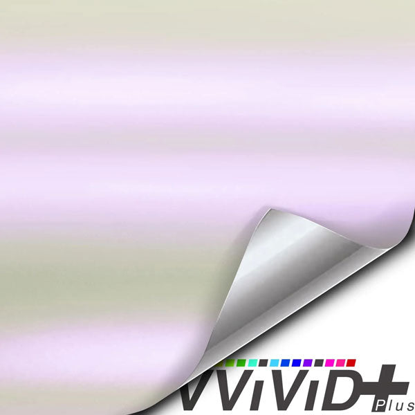 Premium+ Satin Space Pearl White to Purple Car Vinyl Wrap Film