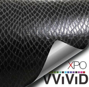 Black Snake Skin Vehicle Vinyl Film