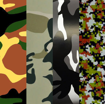 Army Style Camouflage Car Wrap Vinyl