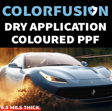 Colorfusion PPF the colored paint protection film dry apply
