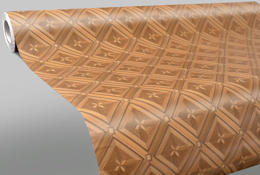Parquette architectural wood grain vinyl wrap