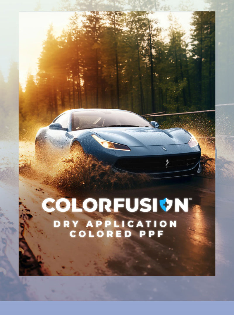 Paint Protection Film Colorfusion coloured PPF dry application