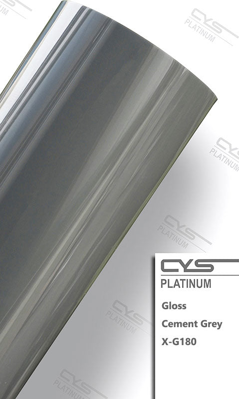 Platinum Gloss Cement Grey X-G180 Car Wrap Vinyl