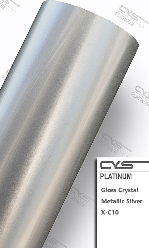 Gloss Crystal Metallic Silver X-C10