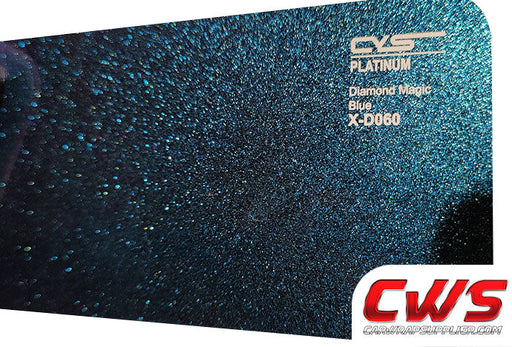 Gloss Diamond Metallic Magic Blue X-D060 car wrap vinyl