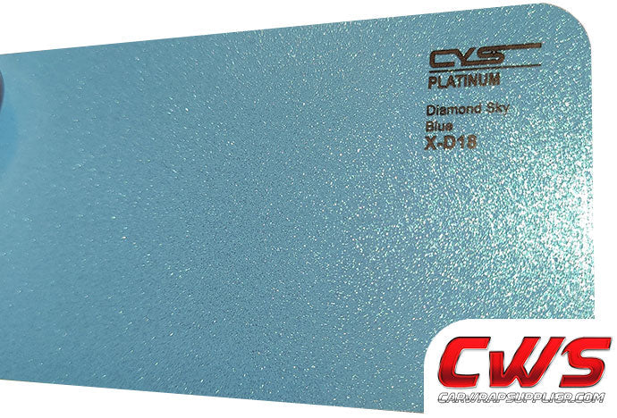 Gloss Diamond Metallic Sky Blue X-D18 car wrap vinyl