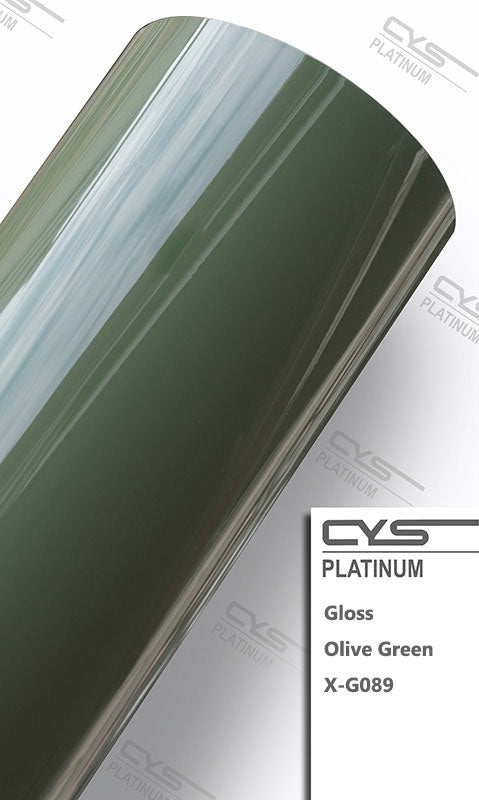Platinum Gloss Olive Green X-G089 Car Wrap Vinyl
