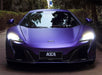 Platinum Matte Metallic Purple X-SM10 car wrap