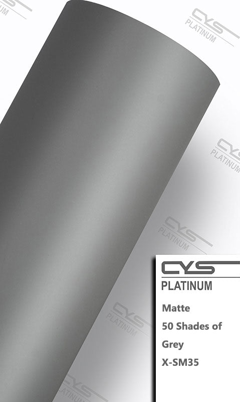 Platinum Matte 50 Shades of Grey X-SM35 car wrap