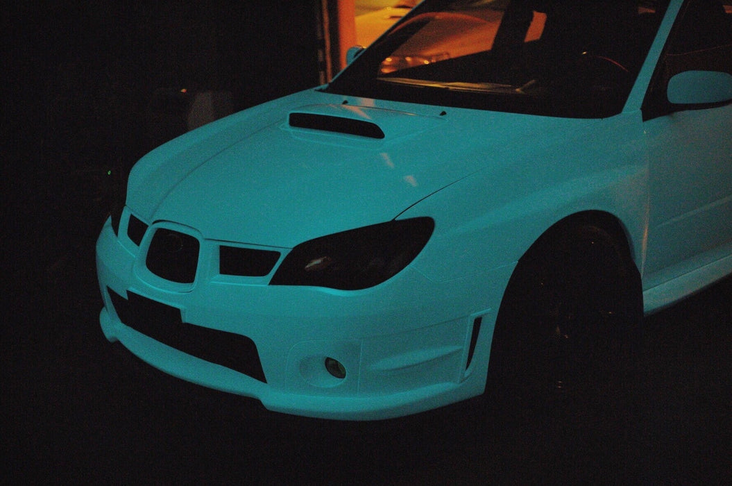 Glow In The Dark Blue Glow car vinyl wrap