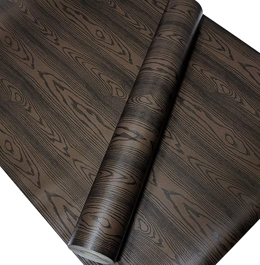 Wood Grain: Ash Chocolate Brown