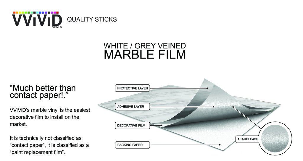 Marble Architectural vinyl wrap
